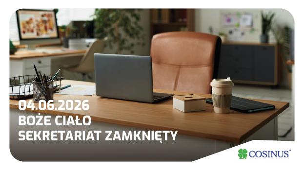 📢 W Boże Ciało Odpoczywamy 📢