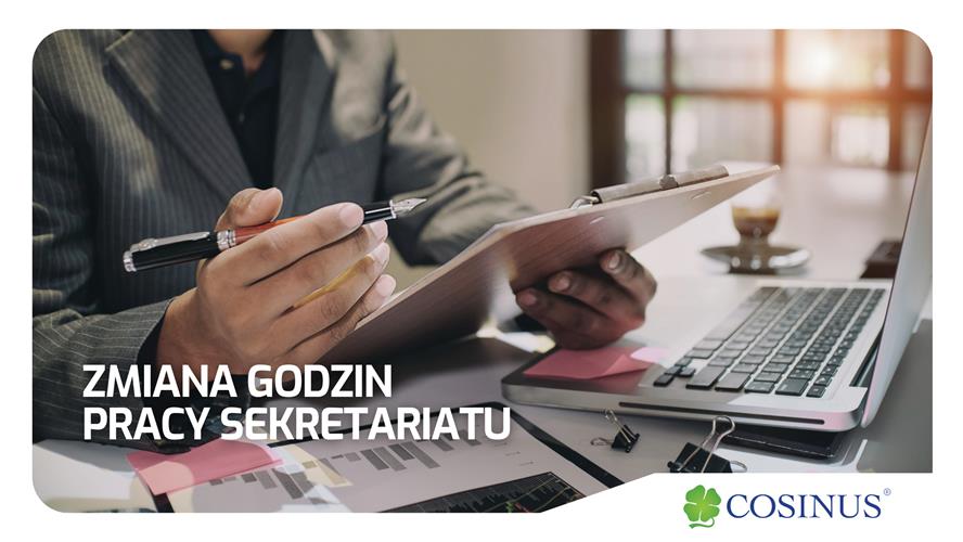 Zmiana godzin pracy sekretariatu