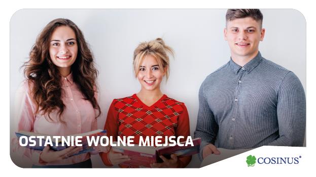 Zostały ostatnie wolne miejsca!