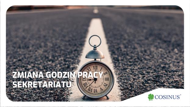 Zmiana godzin pracy sekretariatu