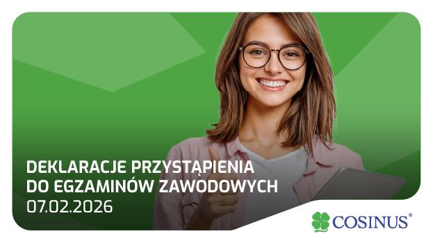 Egzamin zawodowy – ważna informacja