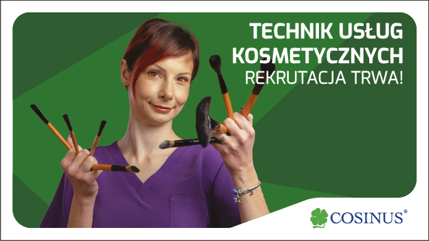 We wrześniu w Cosinus Biała Podlaska rusza kierunek technik usług kosmetycznych