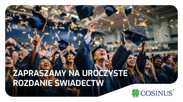 Uroczyste rozdanie świadectw w Cosinus Suwałki