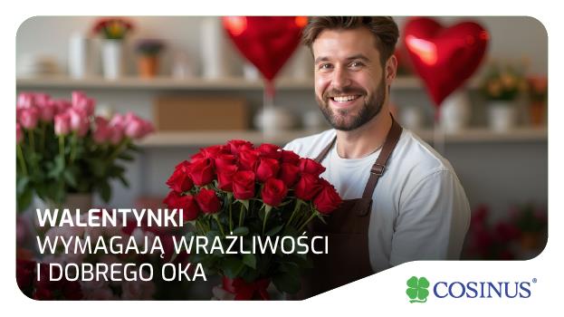 WALENTYNKOWE BUKIETY TO NASZA SPECJALNOSĆ!