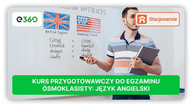 KURS DLA ÓSMOKLASISTÓW Z JĘZYKA ANGIELSKIEGO!