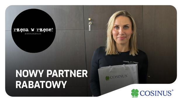 Nowy partner Cosinus – 20% rabatu w salonie „rzęsa w rzęse.” Joanna Grygo
