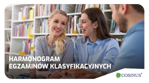 Harmonogram egzaminów klasyfikacyjnych