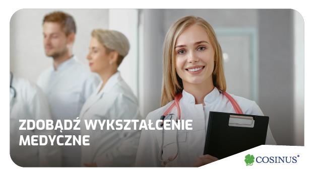 Szkoła Policealna Cosinus Gdynia - wybierz kierunek medyczny za 0 zł!