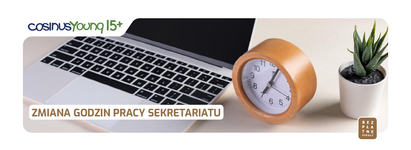 Zmiana godzin pracy sekretariatu.