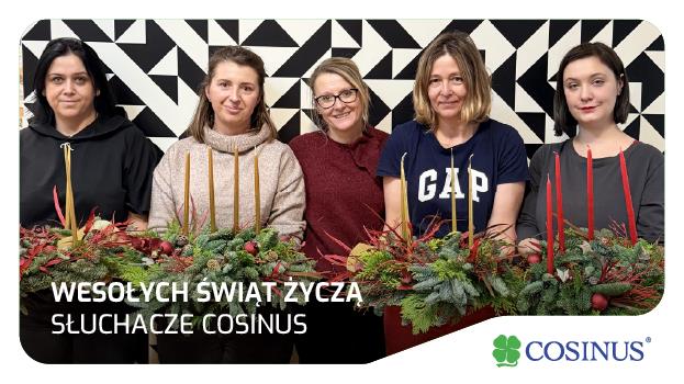 Świąteczne życzenia od Słuchaczy Szkoły COSINUS
