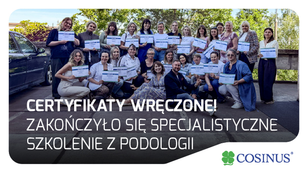 Certyfikowane szkolenie podologiczne dla Słuchaczy Cosinus Gdynia z marką Podoland