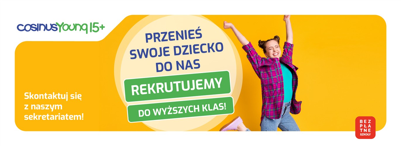 Przenieś swoje dziecko do CosinusYoung 15+ Kalisz!