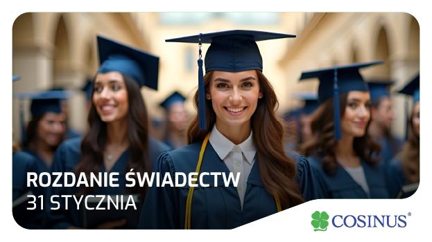 Zaproszenie na rozdanie świadectw