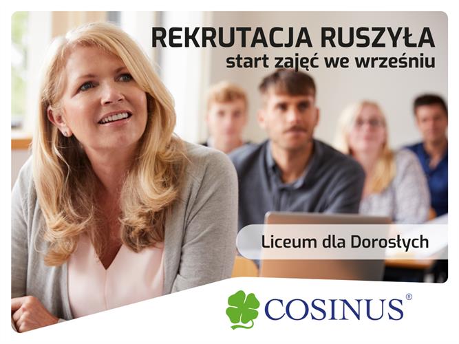 Zaoczne Liceum dla Dorosłych - rekrutacja trwa!