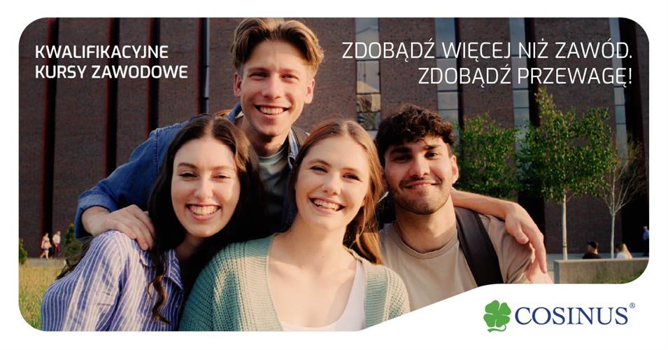 Postaw na Kwalifikacyjne Kursy Zawodowe w Cosinus i buduj swój zawód krok po kroku