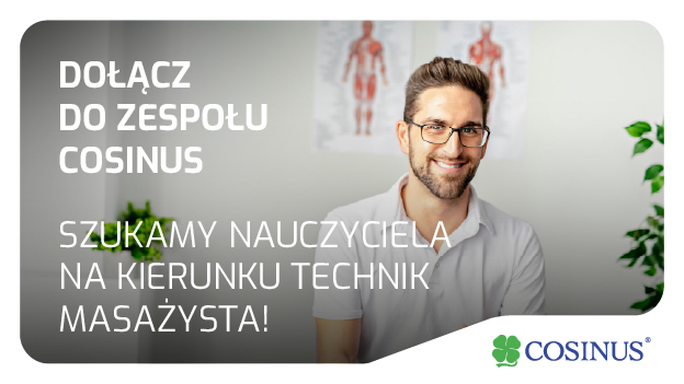 Poszukujemy Nauczyciela / Nauczycielki na kierunku Technik Masażysta!