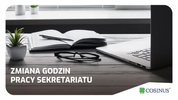 📢 Wyjątkowa zmiana godzin pracy sekretariatu!
