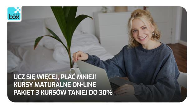 Kursy maturalne na KursBox.pl już dostępne!