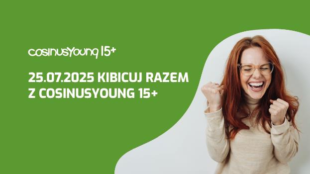 Kibicuj razem z CosinusYoung 15+!