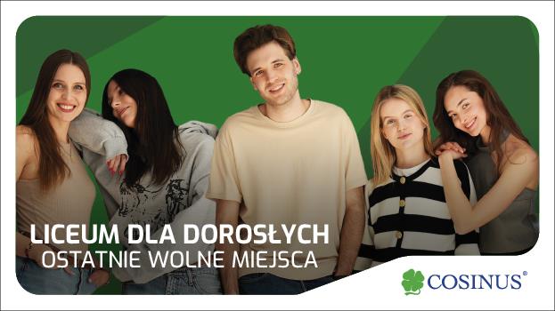 Ostatnie wolne miejsca do Liceum dla Dorosłych