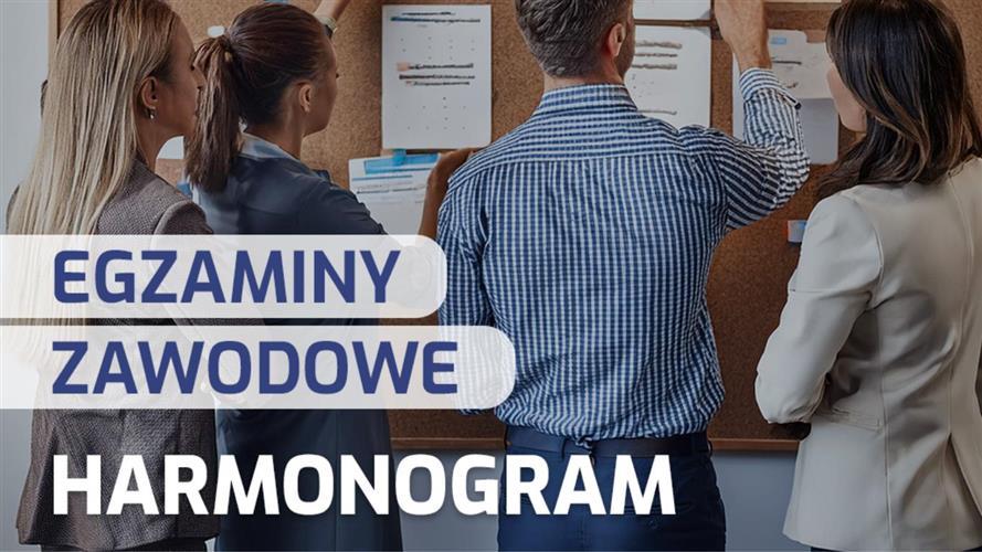 HARMONOGRAM EGZAMINÓW ZAWODOWYCH - STYCZEŃ 2026
