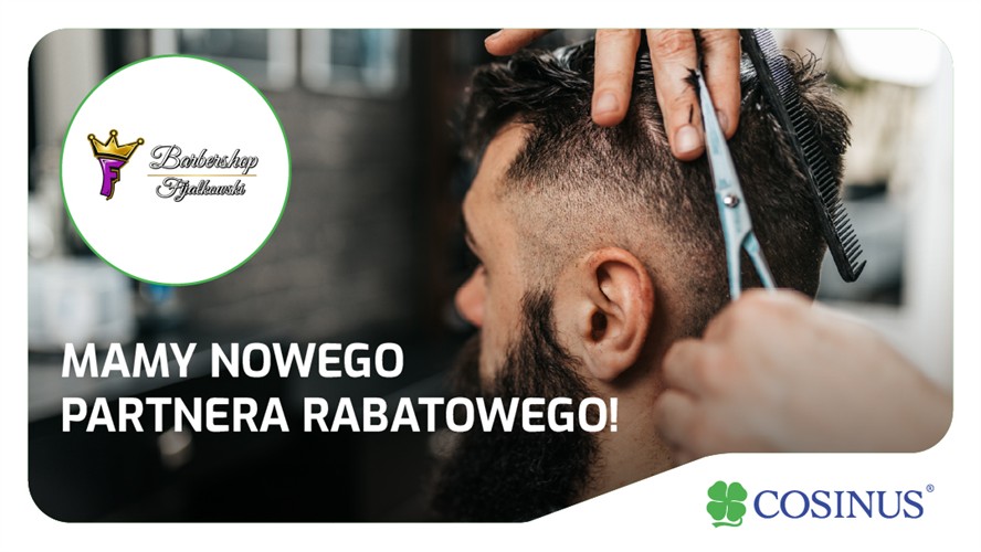 Nowy partner Karty Rabatowej Cosinus – Barbershop Fijałkowski