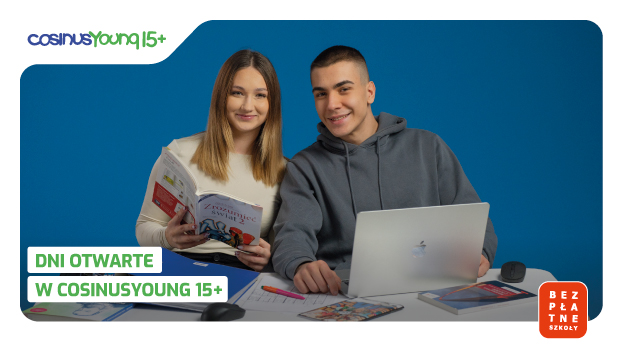 Dzień otwarty w szkole CosinusYoung 15+ - 28 maja 2026