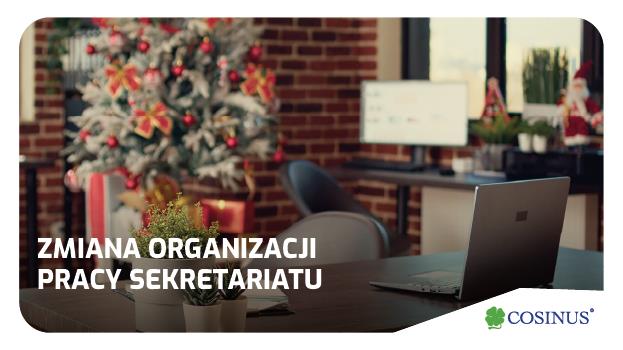 Godziny pracy sekretariatu w okresie świąteczno-noworocznym