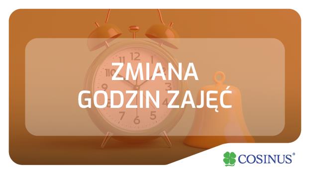 Zmiany godzin zajęć