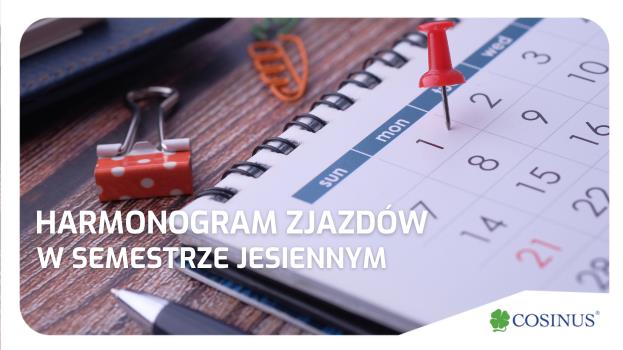 Terminarz zjazdów - semestr JESIEŃ 2025/2026