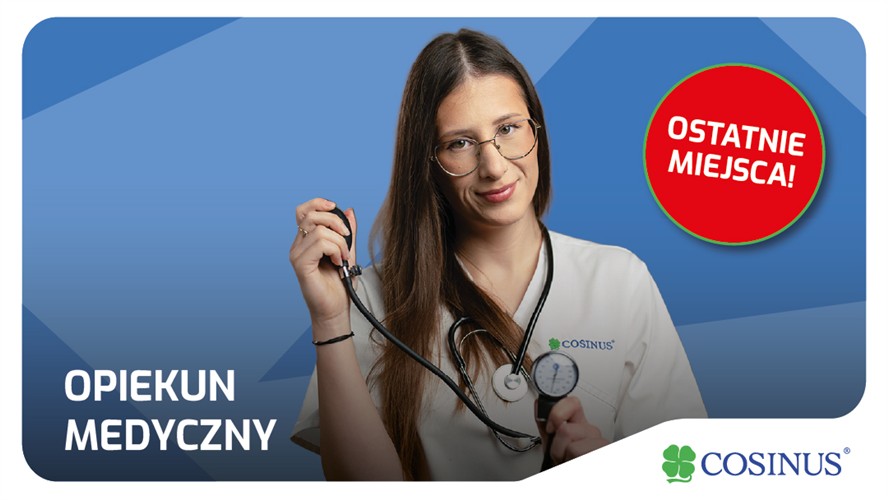 Opiekun medyczny – zawód z przyszłością!