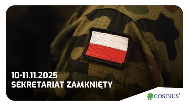 📢 Sekretariat nieczynny: 10–11.11.2025