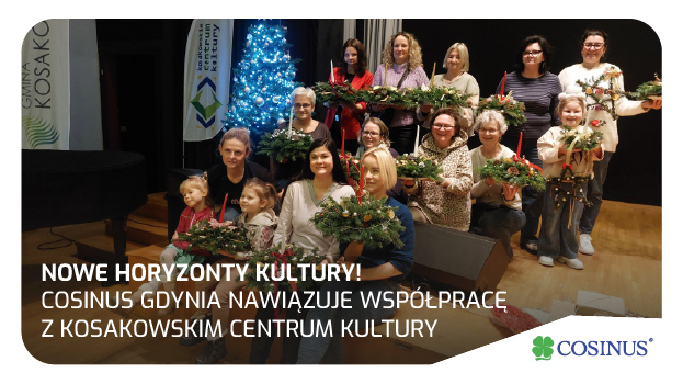 Cosinus Gdynia nawiązuje współpracę z Kosakowskim Centrum Kultury