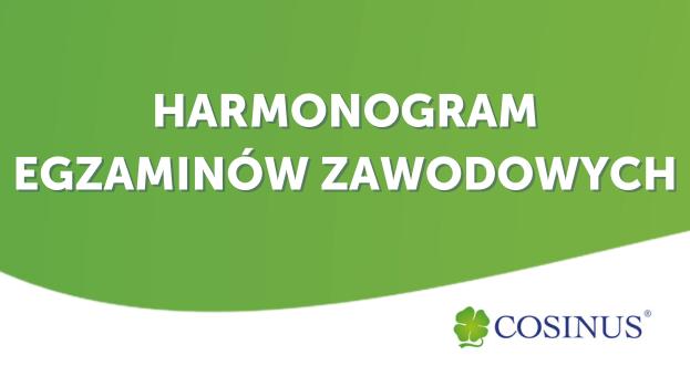 HARMONOGRAM EGZAMINÓW ZAWODOWYCH LATO 2025