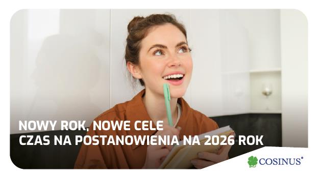 Wyznacz cele na 2026 rok już dziś z Cosinus Gdynia