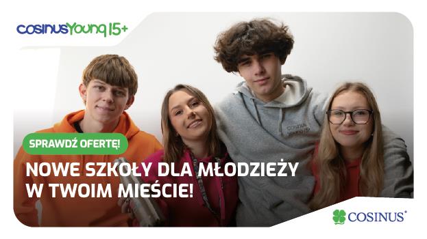 CosinusYoung15+ - nowa szkoła dla młodzieży