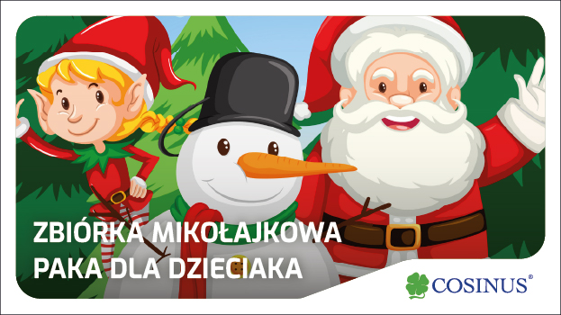 Szkoły COSINUS Wrocław z radością włączają się w tegoroczną Mikołajkową Pakę dla Dzieciaka