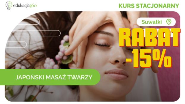 Rabat -15% na kurs kobido