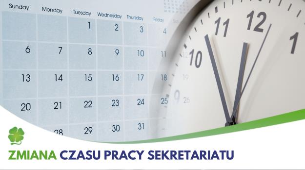 Zmiana godzin pracy sekretariatu