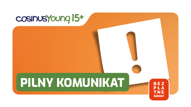 Zmiana godzin pracy sekretariatu Liceum Sztuk Plastycznych CosinusYoung 15+