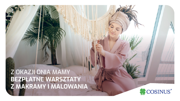 Kreatywne warsztaty dla mam z dziećmi w szkole Cosinus