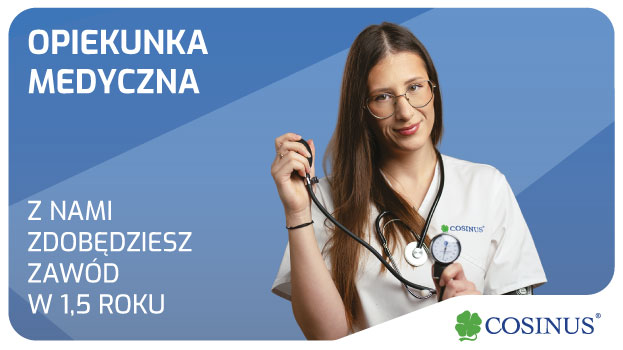 Zostały ostatnie wolne miejsca na kierunek OPIEKUN MEDYCZNY!