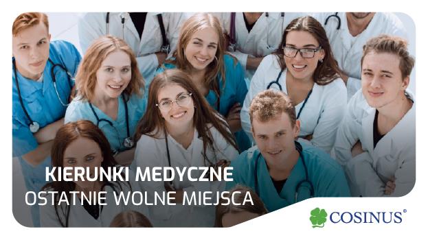 Ostatnie wolne miejsca - kierunki medyczne!