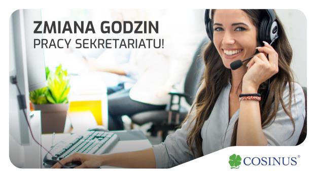 Wakacyjne godziny otwarcia Cosinus Siedlce