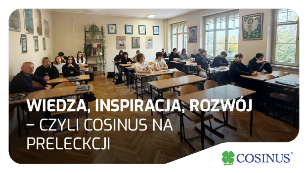 Cosinus Gdynia na prelekcji – dzielimy się wiedzą i doświadczeniem!