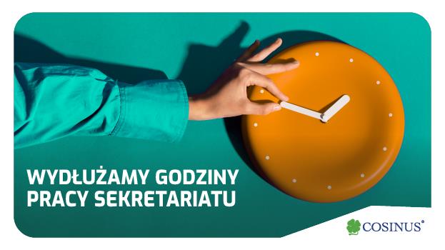 Zmiana godzin pracy sekretariatu