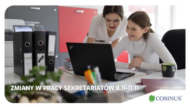 Zmiany w godzinach otwarcia - długi weekend 8-11.11