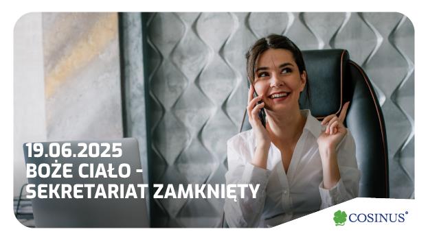 19 czerwca - sekretariat zamknięty