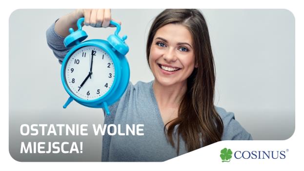 Ostatnie dni rekrutacji uzupełniającej do szkół policealnych Cosinus w Warszawie!