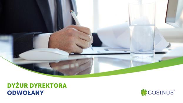 Odwołany dyżur - ZLO Cosinus